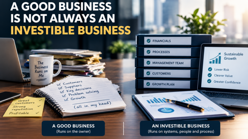A Good Business Is Not Always an Investible Business